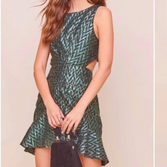 ASTR the Label Emerald Cutout Dress - Picture 2 of 8